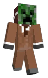 Hydroid's Minecraft skin wearing the Migrator cape