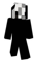 hint of red and black Minecraft skin — Classic model — first worn by tusg