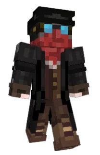 Front of Doconus's skin