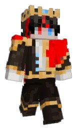 red and zeus Minecraft skin — Classic model