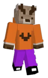 hot cinnamon and purple heart Minecraft skin — Classic model — first worn by Owlthegoat_