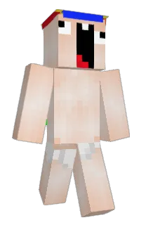 Front of FudgeCreamy's skin