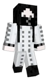 athens gray and black Minecraft skin — Classic model