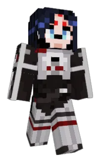 Front of exivoicalty's skin
