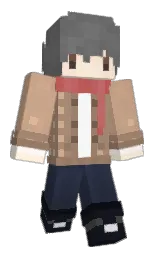 OHO_XiaoLong's Minecraft skin wearing the 15th Anniversary cape