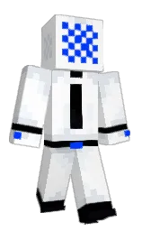 white and mystic Minecraft skin — Classic model — first worn by OPERATORPILLZ