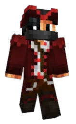 aubergine and heath Minecraft skin — Classic model