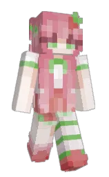Mmeowcat's Minecraft skin wearing the Migrator cape