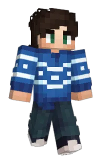 Front of PioThePie's skin