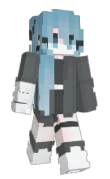 Pzur's Minecraft skin wearing the Purple Heart cape