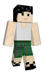 web orange and black Minecraft skin — Slim model