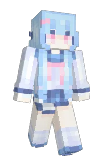 Front of Bikkie's skin