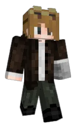 Raccooze's Minecraft skin wearing the Zombie Horse cape