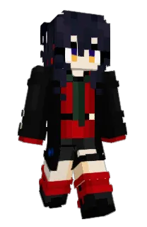 Front of Pinkulani's skin