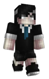 glorythought's Minecraft skin wearing the Minecraft Experience cape