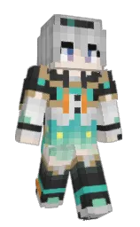 TIamo5's Minecraft skin wearing the 15th Anniversary cape