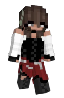 Front of Kristaal's skin