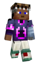 black and rice cake Minecraft skin — Slim model — first worn by pds__