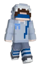 casper and rock blue Minecraft skin — Slim model