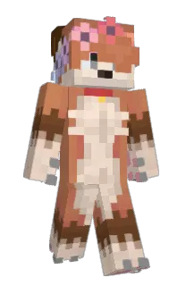 Front of TwinTailedFoxxx's skin
