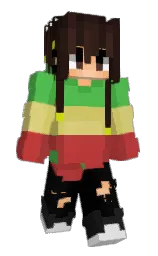 PonjoTv's Minecraft skin wearing the Migrator cape