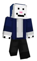 Anamoon1's Minecraft skin wearing the Pan cape