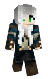 Jicho123's Minecraft skin wearing the Pan cape