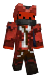 milano red and night rider Minecraft skin — Classic model — first worn by xEnemy_