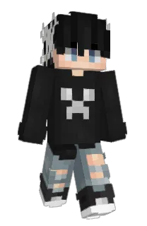 Front of ItsFrancraftYT's skin