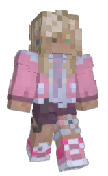 JustDescen's Minecraft skin wearing the Aurora cape