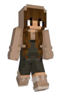 Front of Kristaal's skin