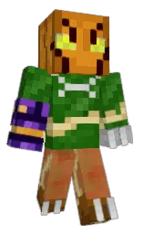 rich gold and zombie Minecraft skin — Classic model — first worn by Sukochai