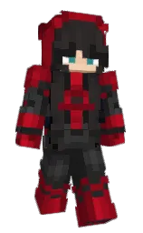 dark burgundy and shiraz Minecraft skin — Slim model — first worn by 7_hp