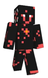 cod gray and persimmon Minecraft skin — Slim model