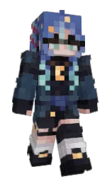 kashmir blue and pickled bluewood Minecraft skin — Slim model — first worn by Norra10