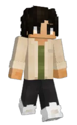 Morato's Minecraft skin wearing the Builder cape