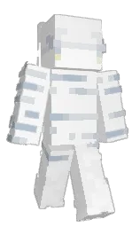 athens gray and white Minecraft skin — Classic model
