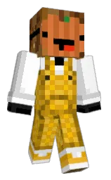 white and potters clay Minecraft skin — Classic model — first worn by 16Bitmp