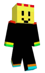 black and golden fizz Minecraft skin — Classic model