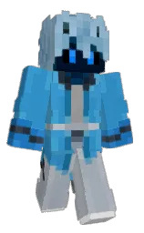 curious blue and shakespeare Minecraft skin — Classic model