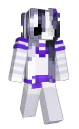 snuff and white Minecraft skin — Slim model — first worn by Elenochka