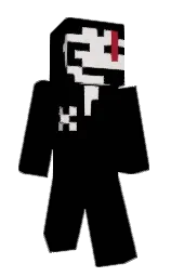 black and ebb Minecraft skin — Classic model