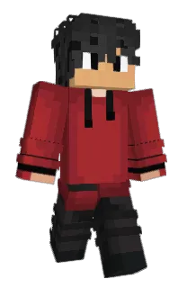 Front of Delu's skin