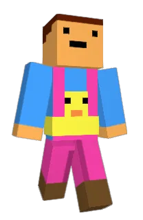 Front of Edinede's skin