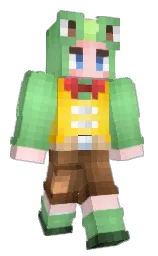 145km's Minecraft skin wearing the Mojang Office cape