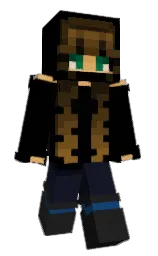 black and mine shaft Minecraft skin — Slim model — first worn by NukePooPoo