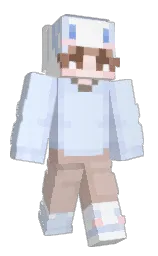 solitude and white Minecraft skin — Classic model