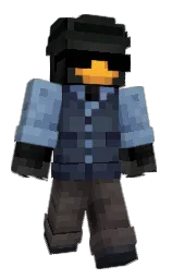 ebony clay and dune Minecraft skin — Slim model — first worn by VillamarJr