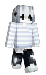twilight blue and botticelli Minecraft skin — Slim model — first worn by alwayschooseher