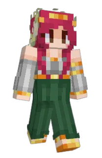 Front of Kikifrau's skin